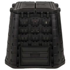 vidaXL Garden Composter Black 91 x 91 x 83 cm 100% PP 4