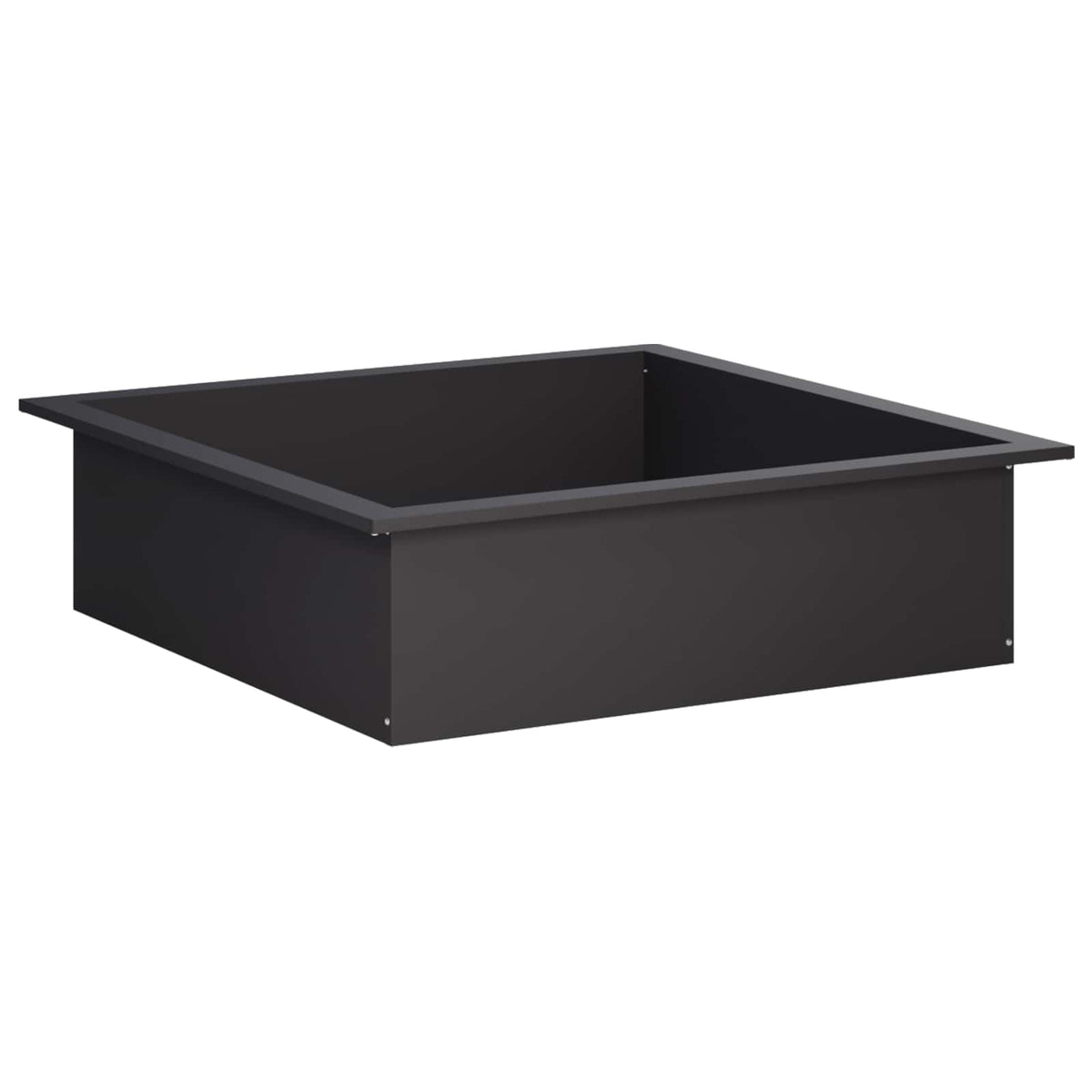 Fire Pit Ring Black 90 cm 90 cm Steel