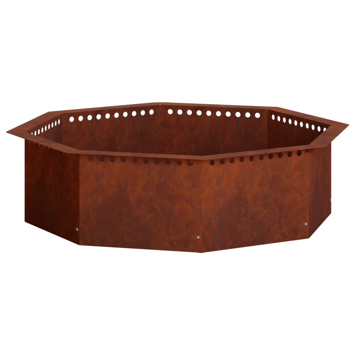 Fire Pit Ring Rusty Weathering Steel, image 2