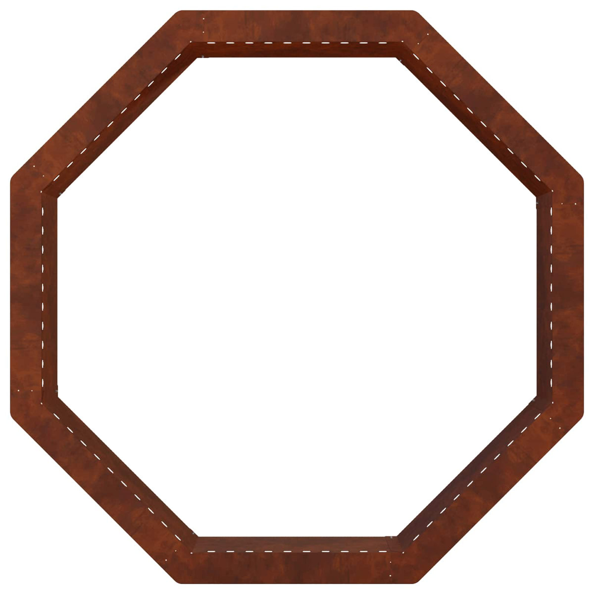 Fire Pit Ring Rusty Weathering Steel, image 6