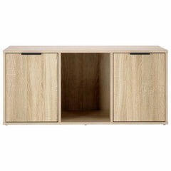 vidaXL Cat Crate Furniture Sonoma Oak 100 x 49 x 45 cm Engineered Wood 6