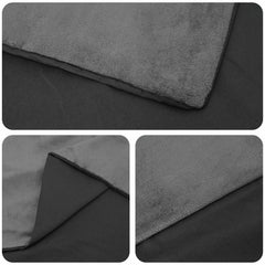 Weighted Blanket Fabric Anthracite Length 220 cm 155 cm 11 kg