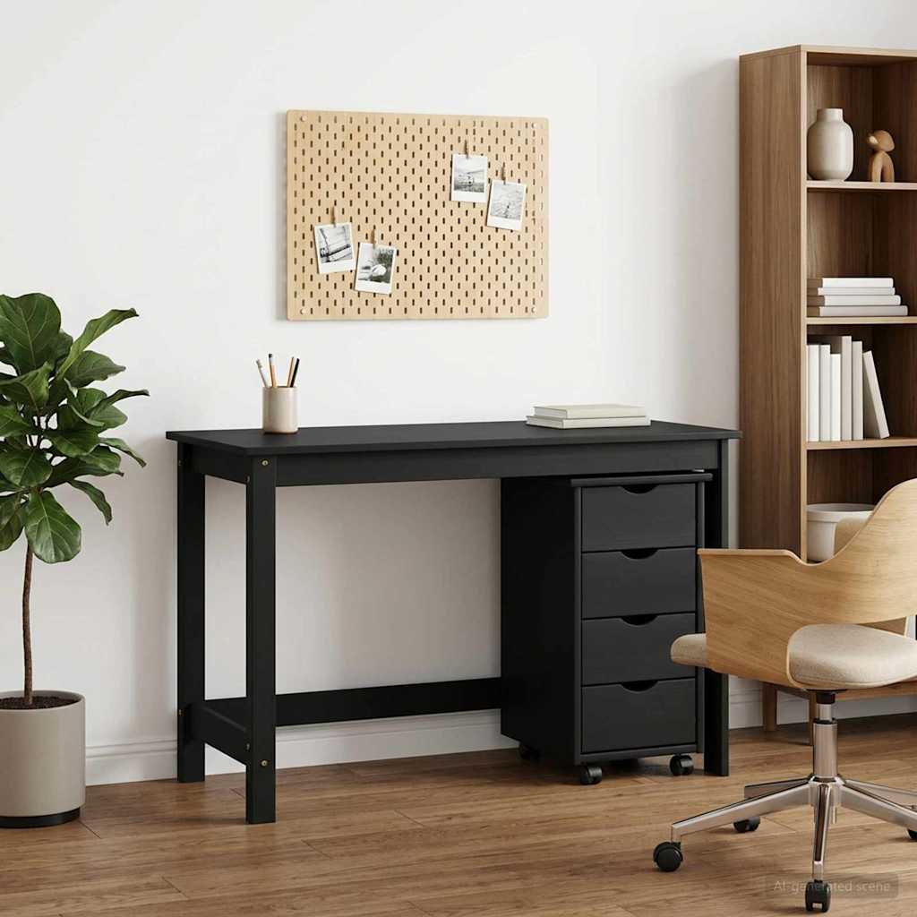Desk Cabinet Set MOSS 2 pcs 112 x 50 x 75 cm Grey