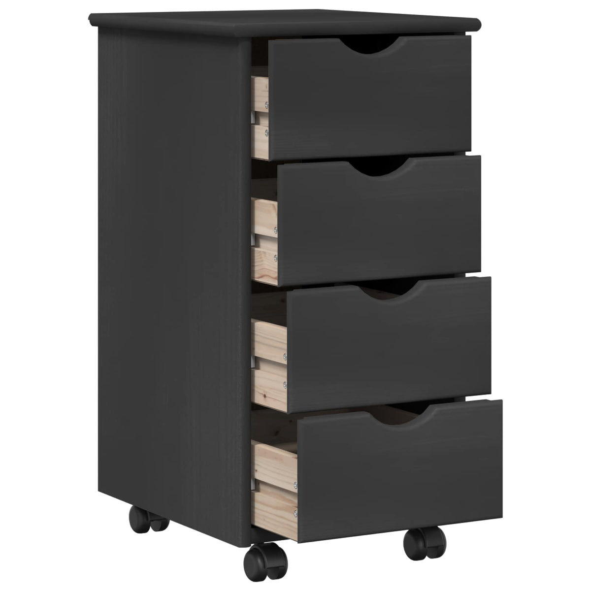 Desk Cabinet Set MOSS 2 pcs 112 x 50 x 75 cm Grey