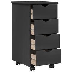 Desk Cabinet Set MOSS 2 pcs 112 x 50 x 75 cm Grey