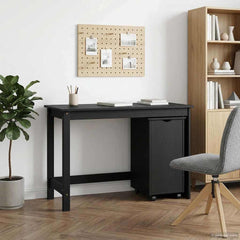 Desk Cabinet Set MOSS 2 pcs 112 x 50 x 75 cm Grey