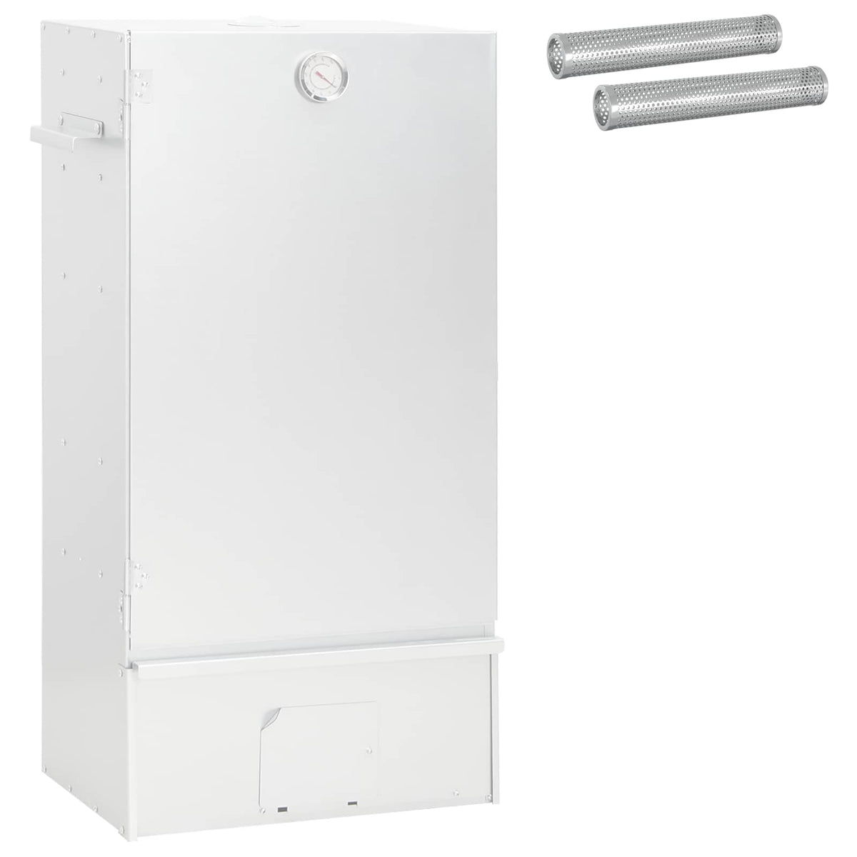 vidaXL Smoker Oven 3 pcs 44.5 x 29 x 83 cm Galvanised steel Silver 1
