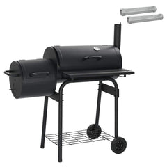 vidaXL Outdoor Grill 103 x 60 x 113 cm Steel Black 2
