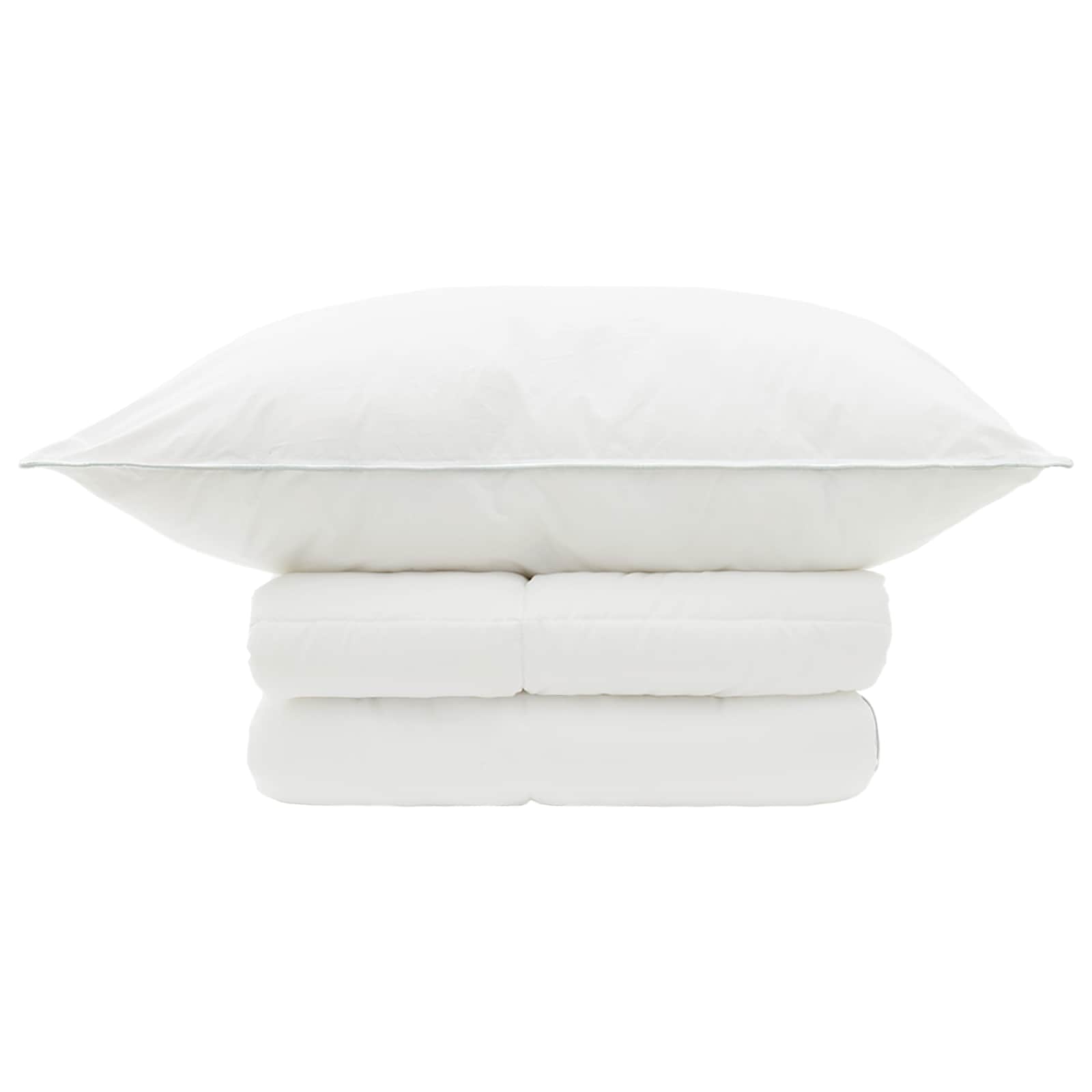 vidaXL Duvet and Pillow Set 2 pcs 140x200 cm Summer 200 GSM Wool White 6