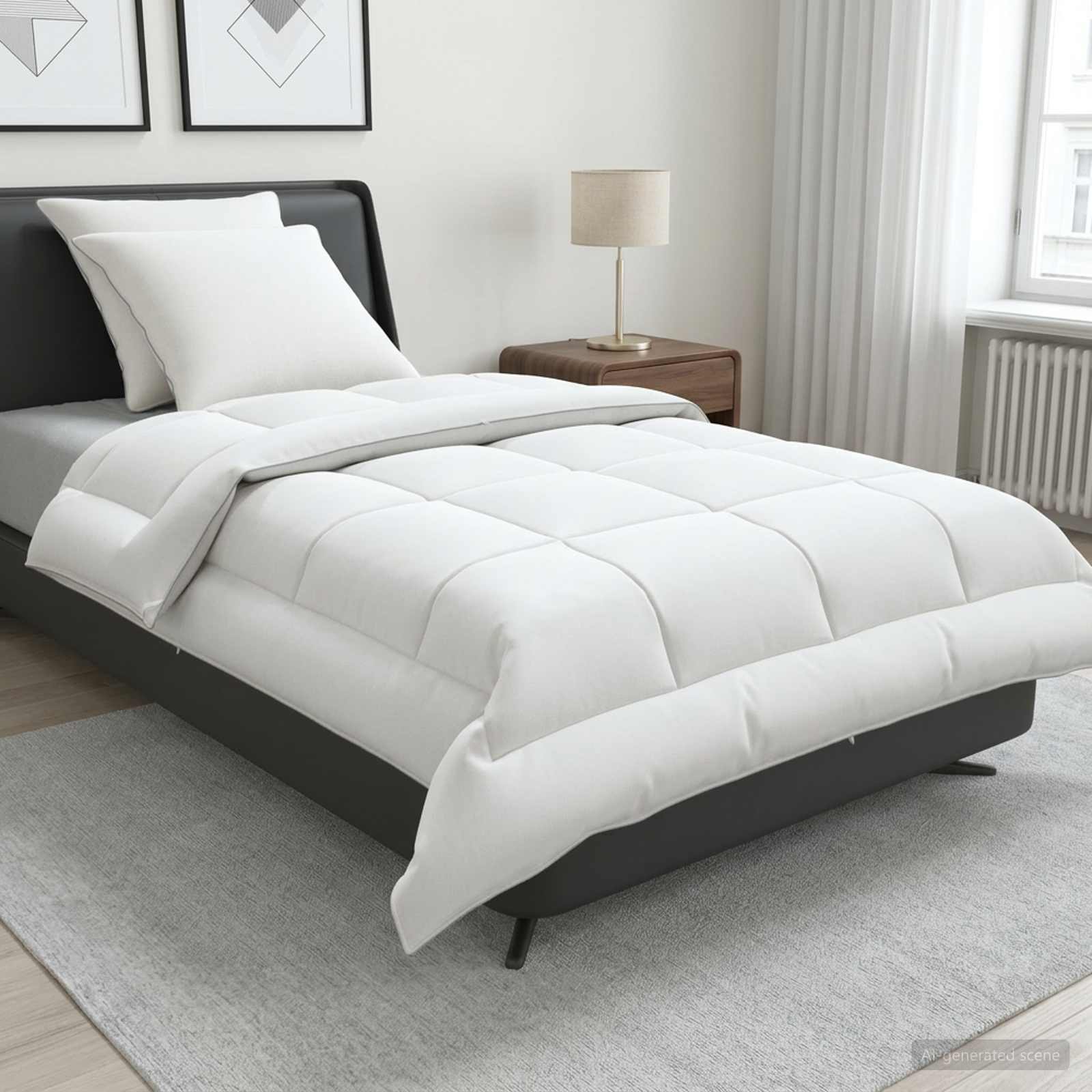 Duvet Pillow White