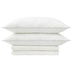 vidaXL Duvet and Pillow Set 3 pcs 155x220 cm Summer 200 GSM Wool White 6