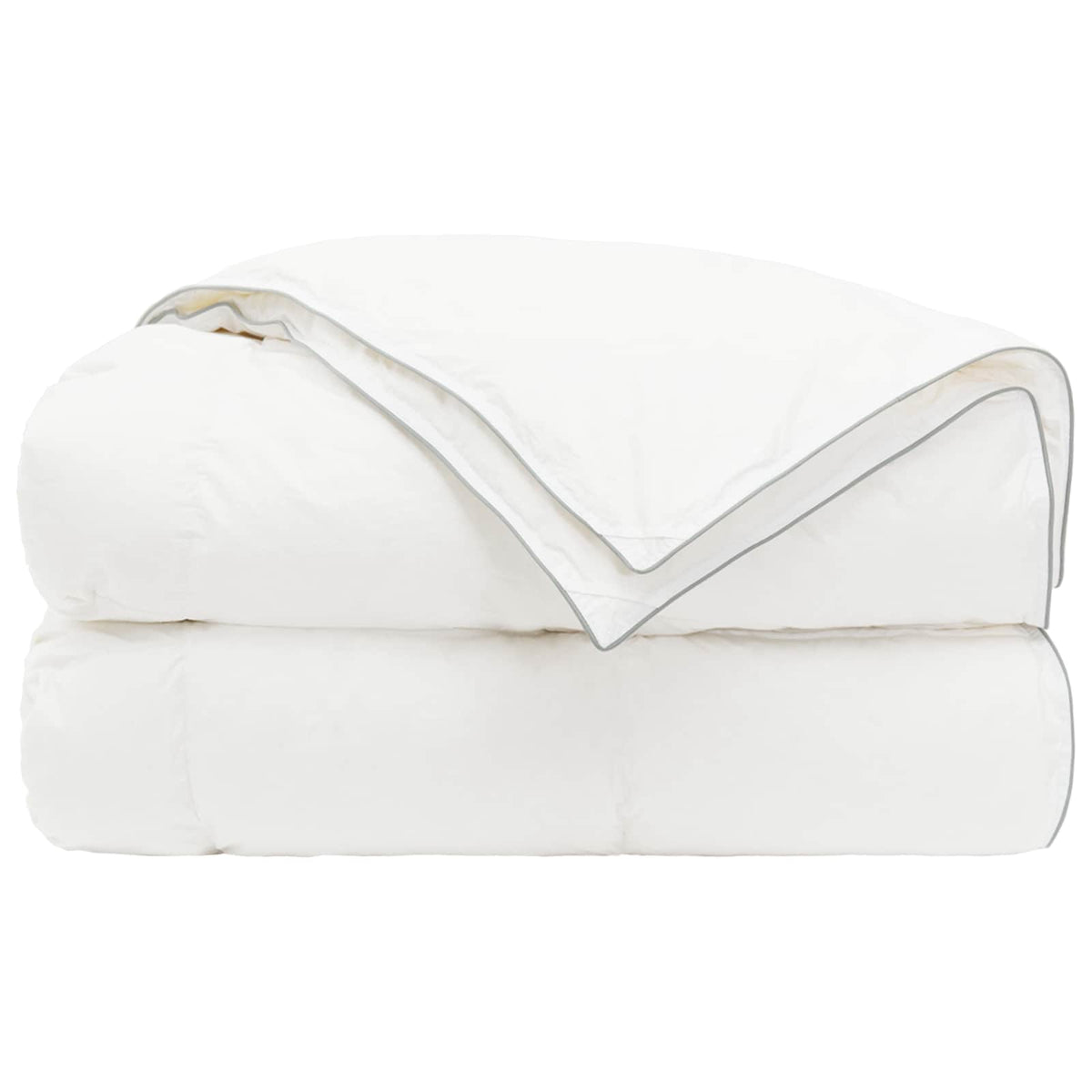 Duvet FULDA 4 Seasons 310 GSM 90% Goose Down White 137 cm 200 cm