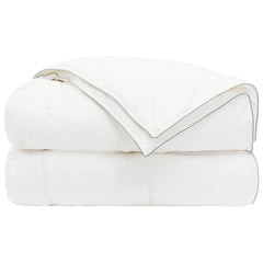 Duvet FULDA 4 Seasons 310 GSM 90% Goose Down White 137 cm 200 cm