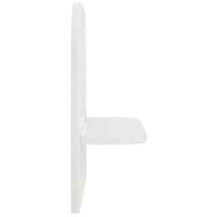 vidaXL Wall Shelf 2 pcs High Gloss White 41 x 13.5 x 37.5 cm 5