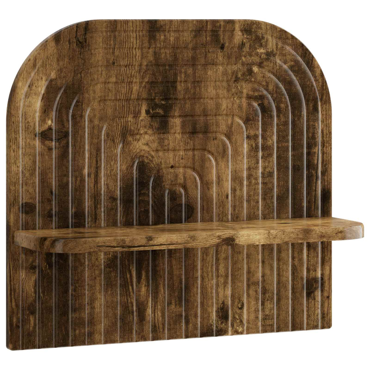 vidaXL Wall Shelf 2 pcs Smoked Oak 41 x 13.5 x 37.5 cm Engineered Wood 3