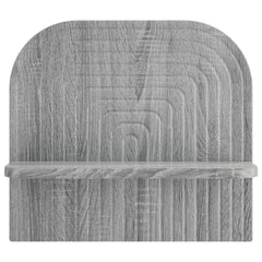 vidaXL Wall Shelf 2 pcs Grey Sonoma 41 x 13.5 x 37.5 cm 4