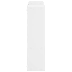 vidaXL Wall Shelf White 100 x 17 x 60 cm Engineered Wood 4
