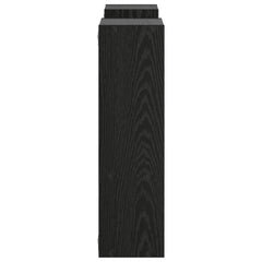 vidaXL Wall Shelf Black 100 x 17 x 60 cm Engineered Wood 4