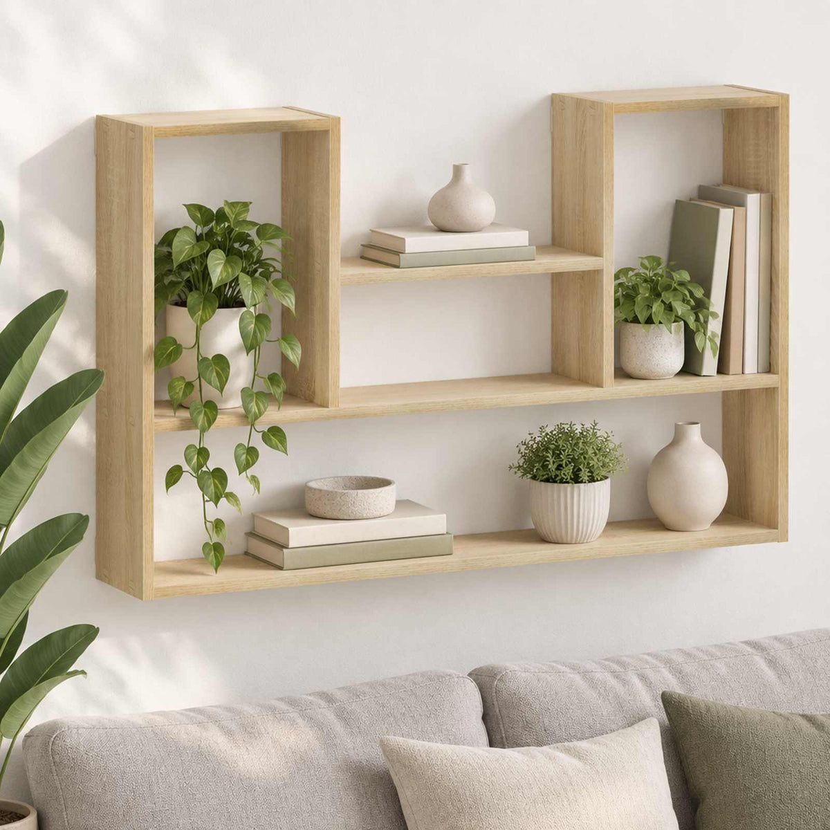 Wall Shelf Sonoma Oak Engineered Wood