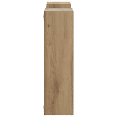 vidaXL Wall Shelf Artisan Oak 100 x 17 x 60 cm Engineered Wood 4