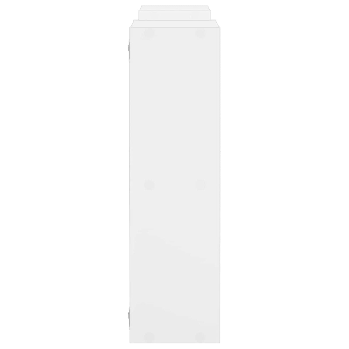 vidaXL Wall Shelf White 102 x 17 x 59 cm Engineered Wood 4