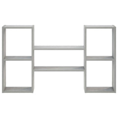 Wall Shelf 102 x 17 x 59 cm Engineered Wood Concrete grey