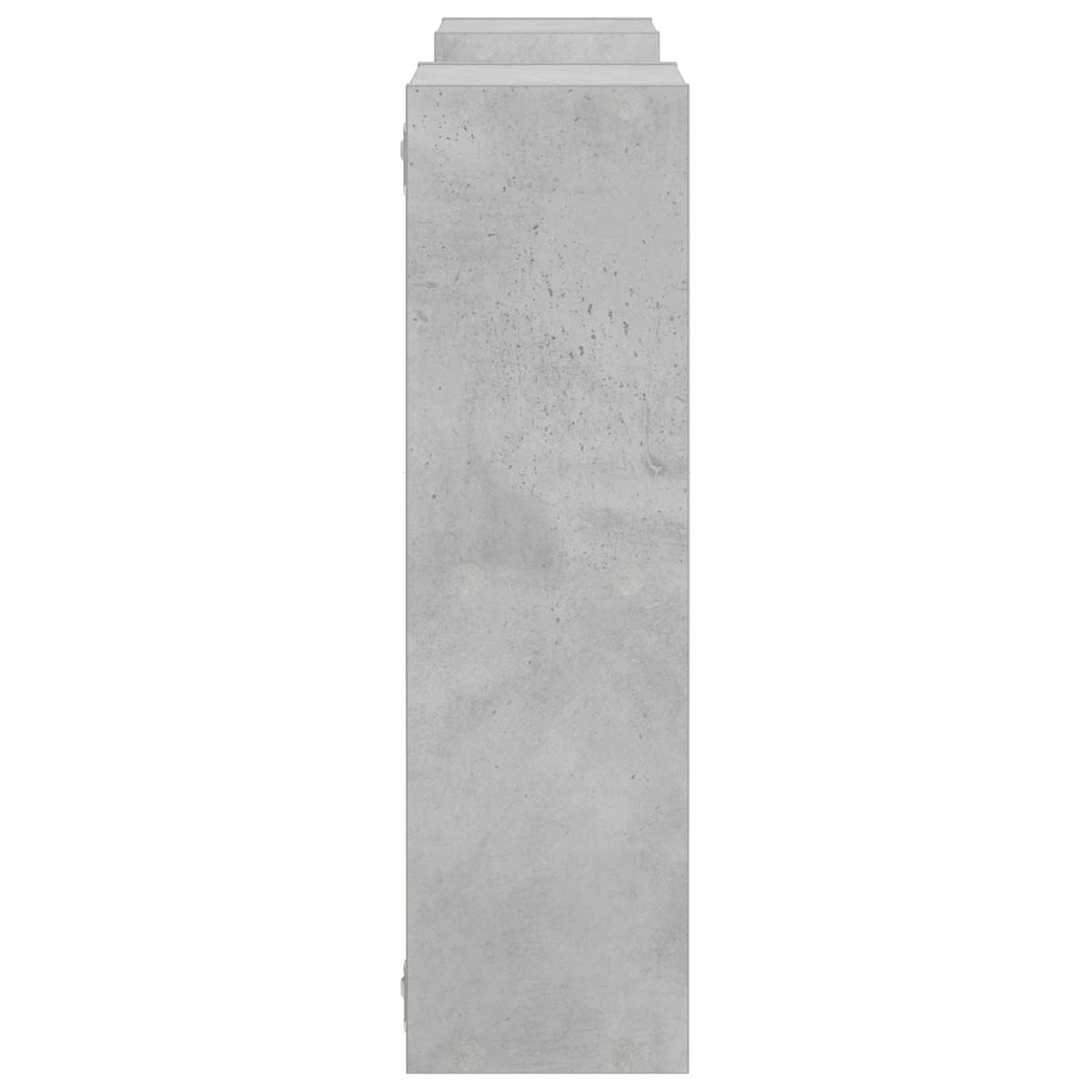 Wall Shelf Concrete Grey Engineered Wood, image 4