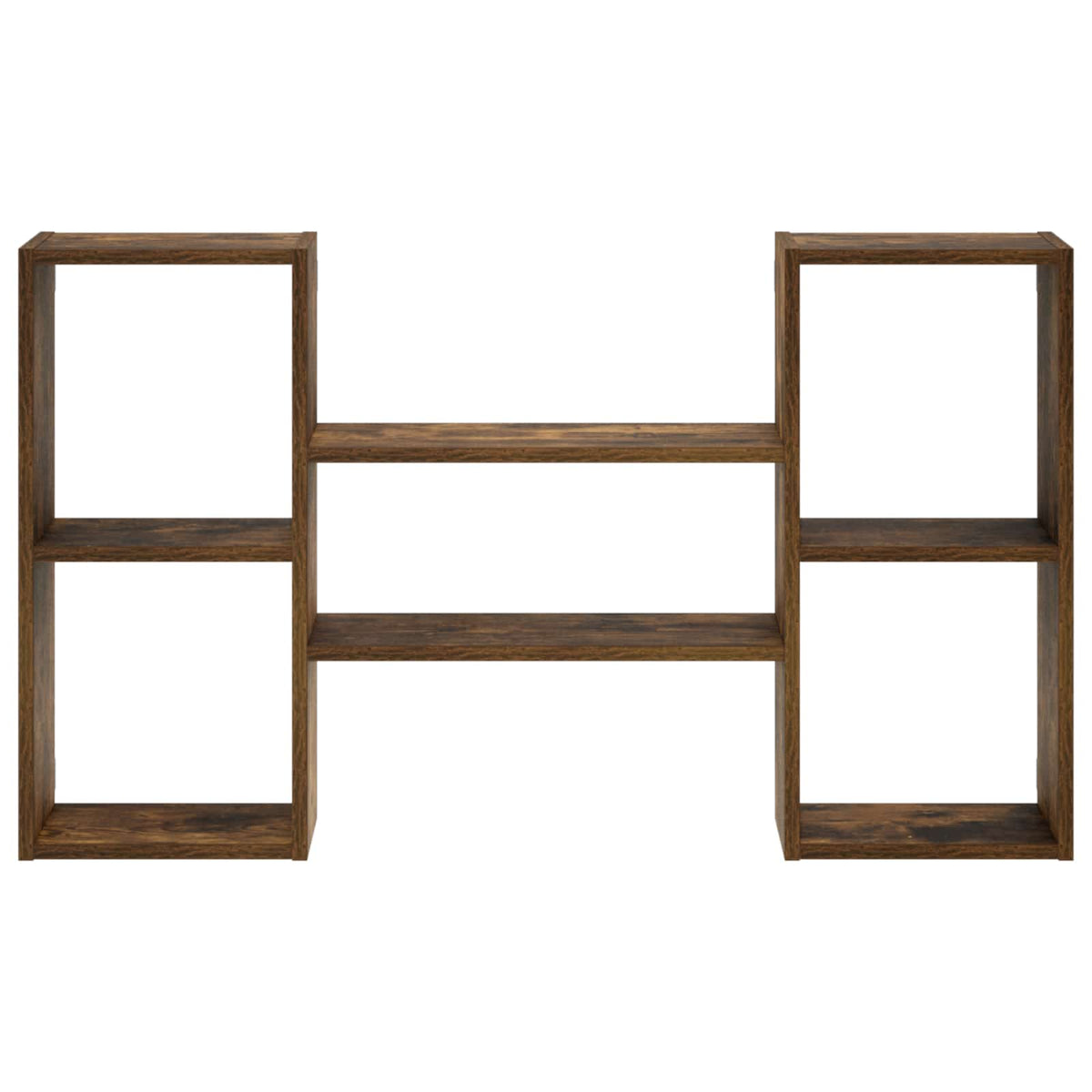 Wall Shelf Smoked Oak Engineered Wood, image 3
