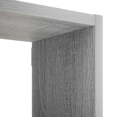 vidaXL Wall Shelf Grey Sonoma 102 x 17 x 59 cm Engineered Wood 5