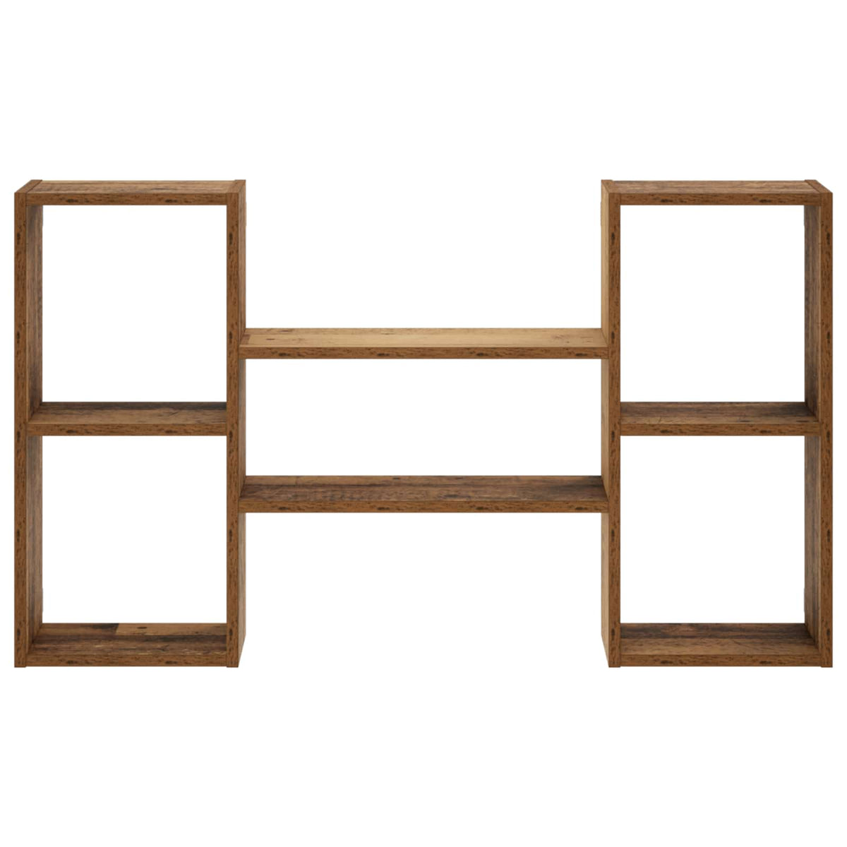 vidaXL Wall Shelf Old Wood 102 x 17 x 59 cm Engineered Wood 3