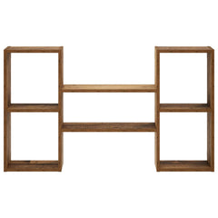 vidaXL Wall Shelf Old Wood 102 x 17 x 59 cm Engineered Wood 3