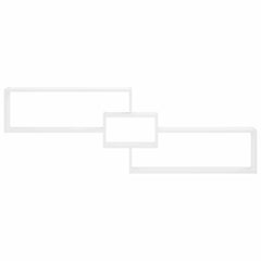 Wall Shelf 158 x 17 x 53 cm Engineered Wood White