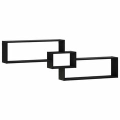 Wall Shelf 158 x 17 x 53 cm Engineered Wood Black oak