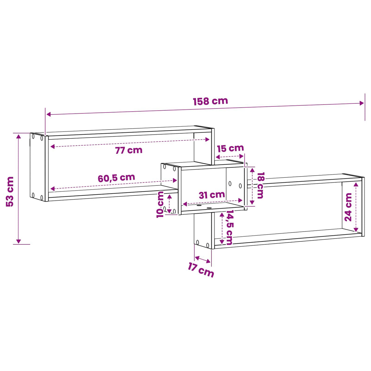 Wall Shelf Engineered Wood