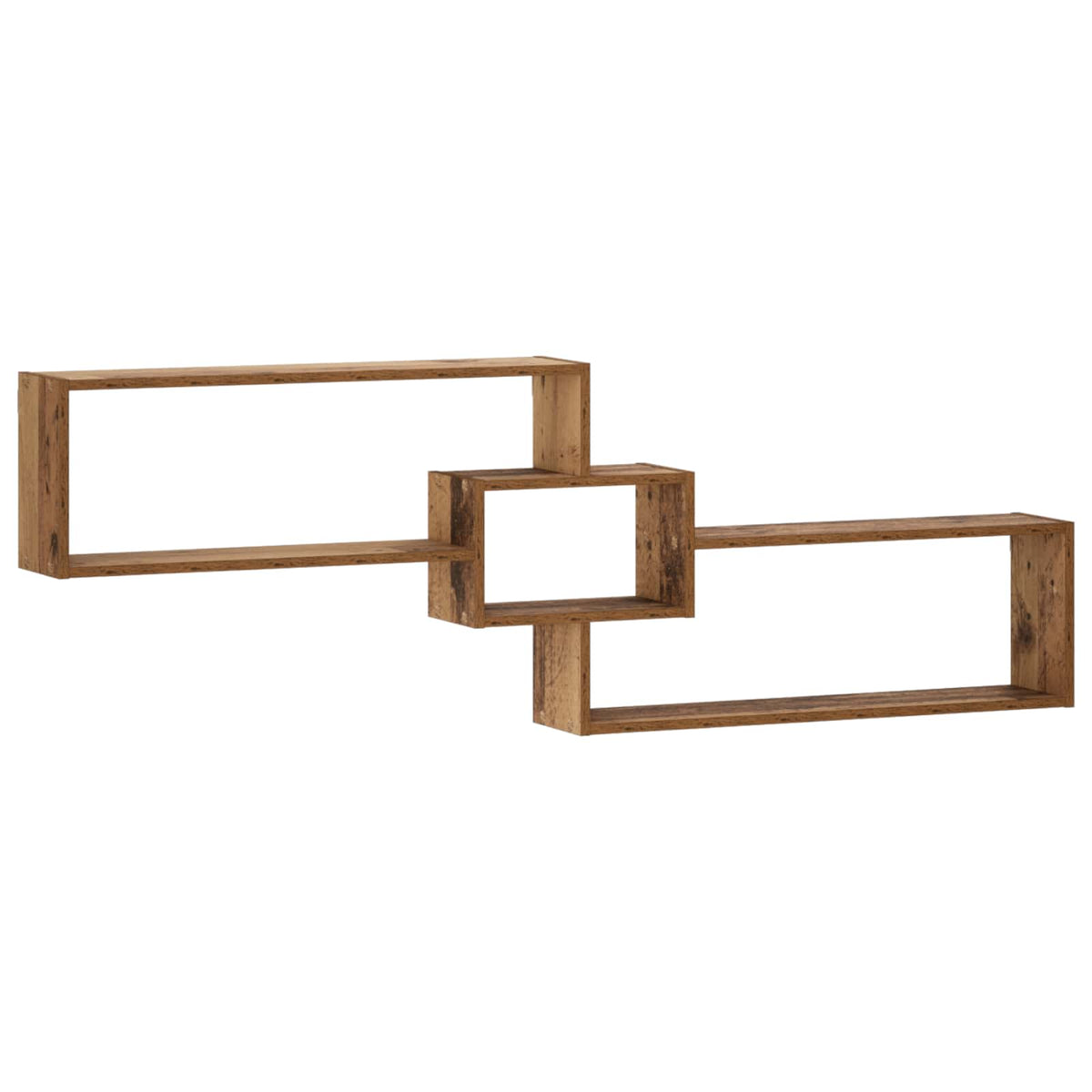 Wall Shelf 158 x 17 x 53 cm Engineered Wood Old wood