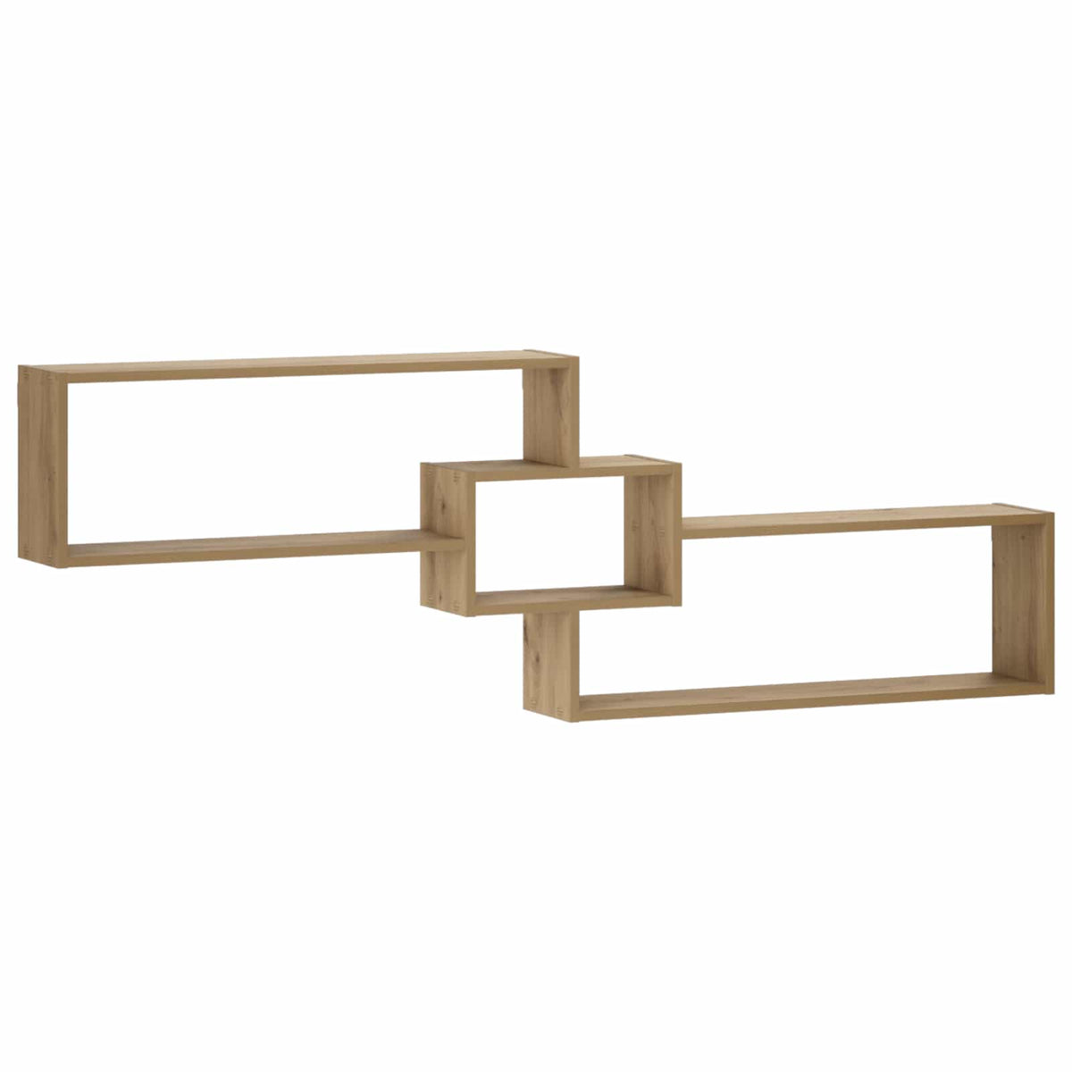 Wall Shelf 158 x 17 x 53 cm Engineered Wood Artisan oak