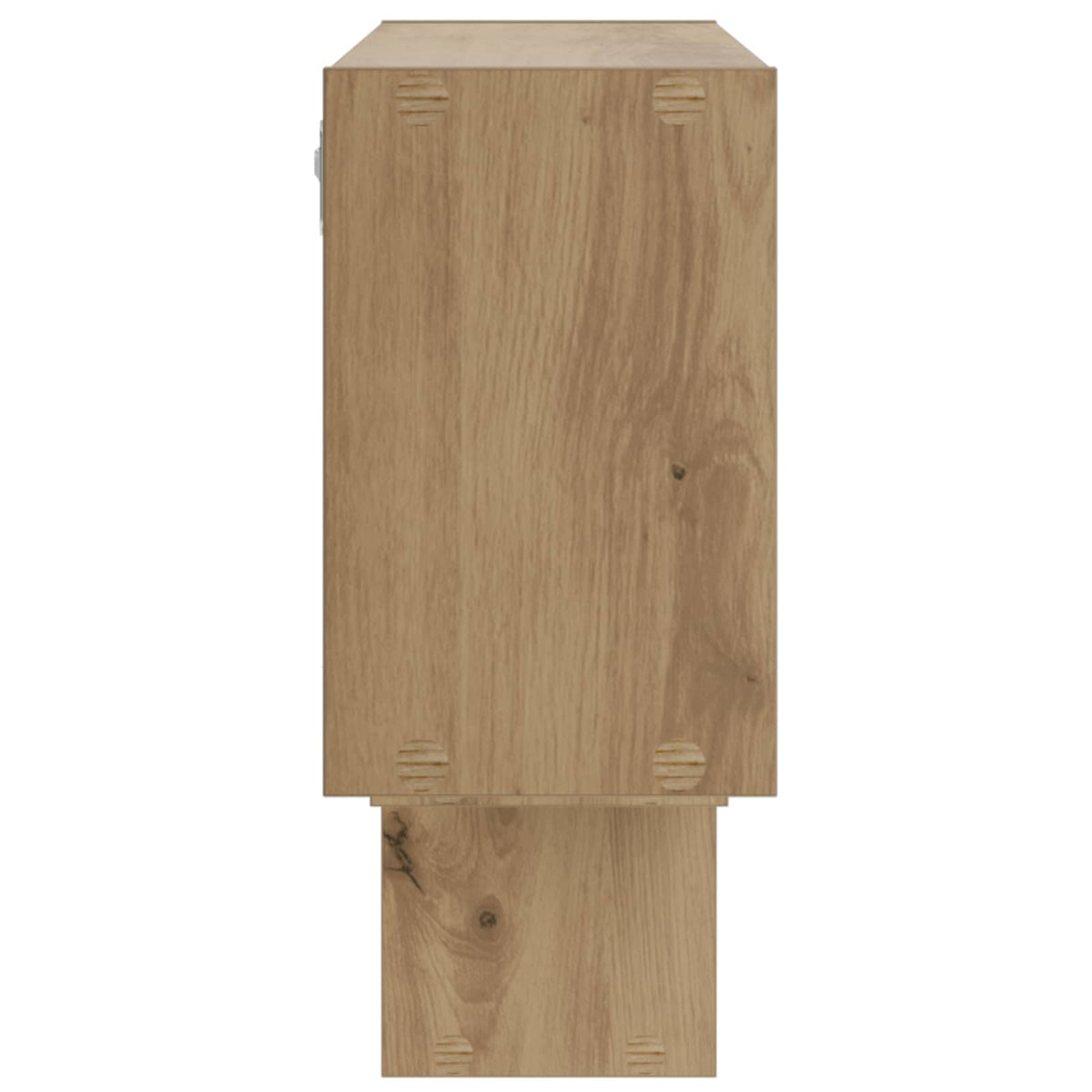 vidaXL Wall Shelf Artisan Oak 158 x 17 x 53 cm Engineered Wood 4