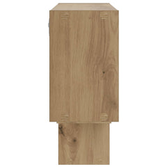 vidaXL Wall Shelf Artisan Oak 158 x 17 x 53 cm Engineered Wood 4