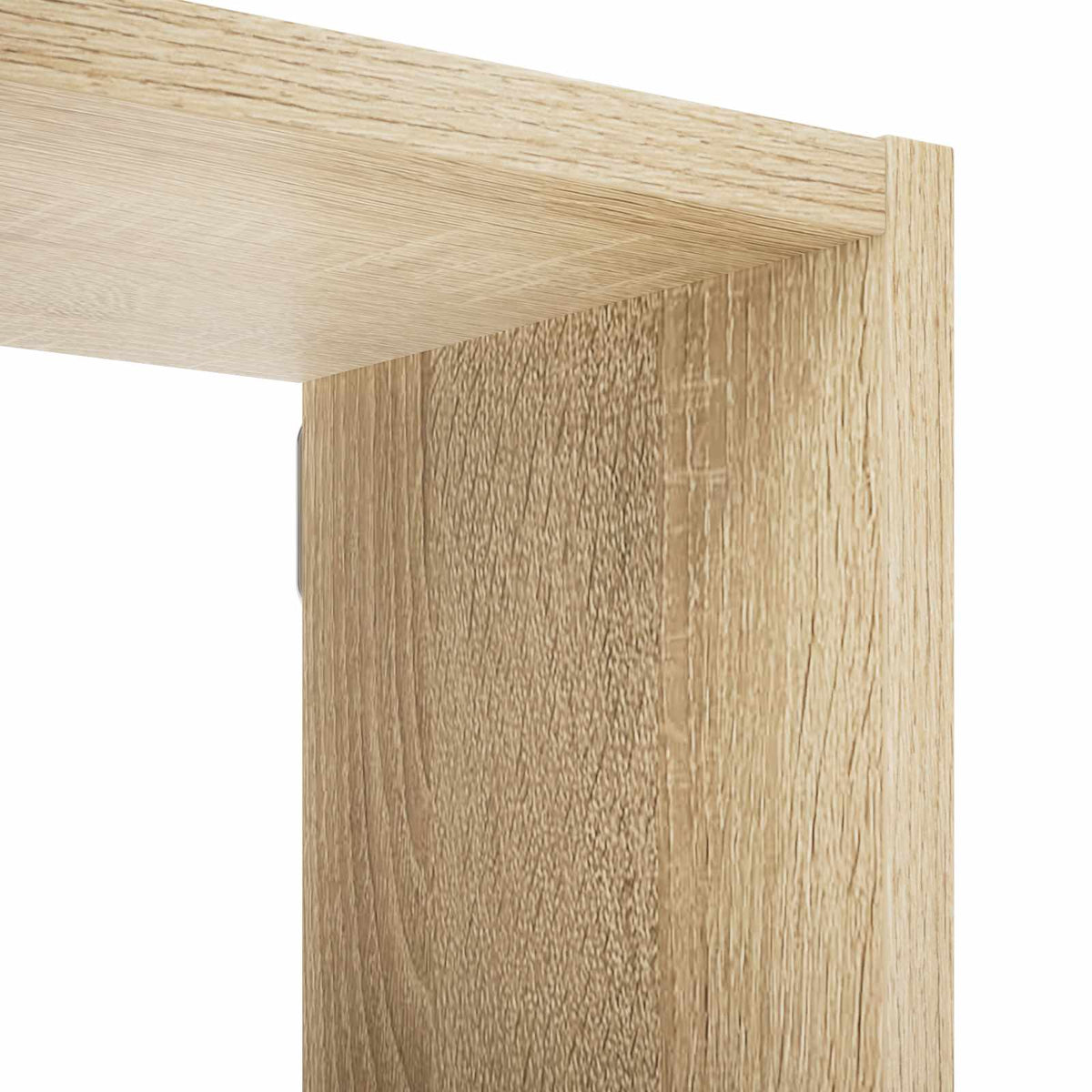 vidaXL Wall Shelf Sonoma Oak 72 x 17 x 105 cm Engineered Wood 5