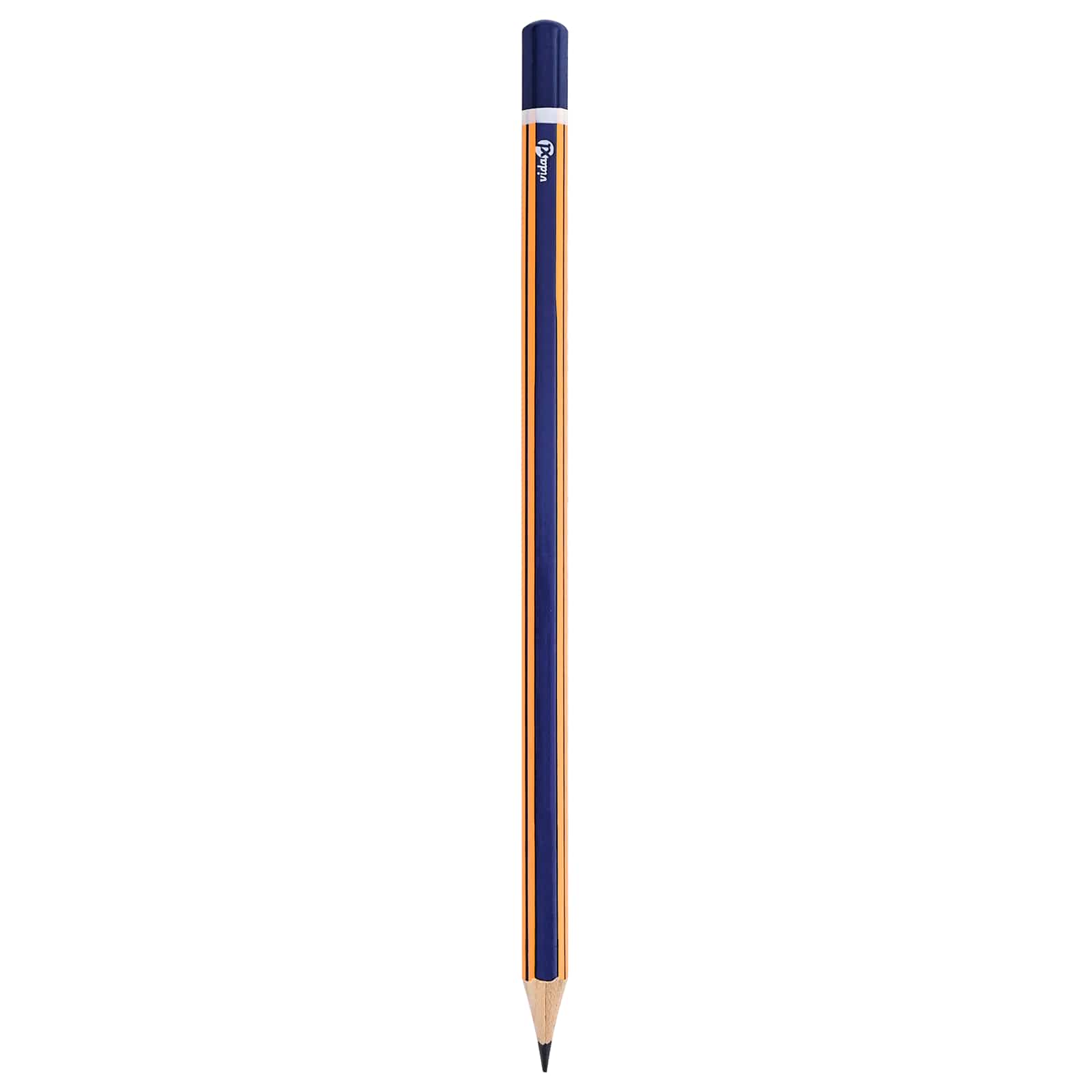 vidaXL HB Pencils Ø 0.7 x 18 cm Blue and Yellow Solid Poplar Wood 4