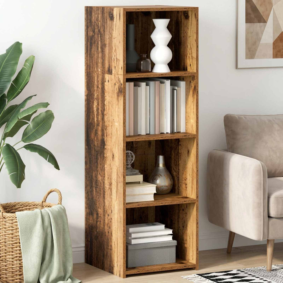 vidaXL Highboard 40x41x124 cm Engineered Wood