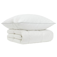 90% Goose Down Duvet Set FULDA 2 pcs 135 x 200 cm Winter White 80 x 80 cm