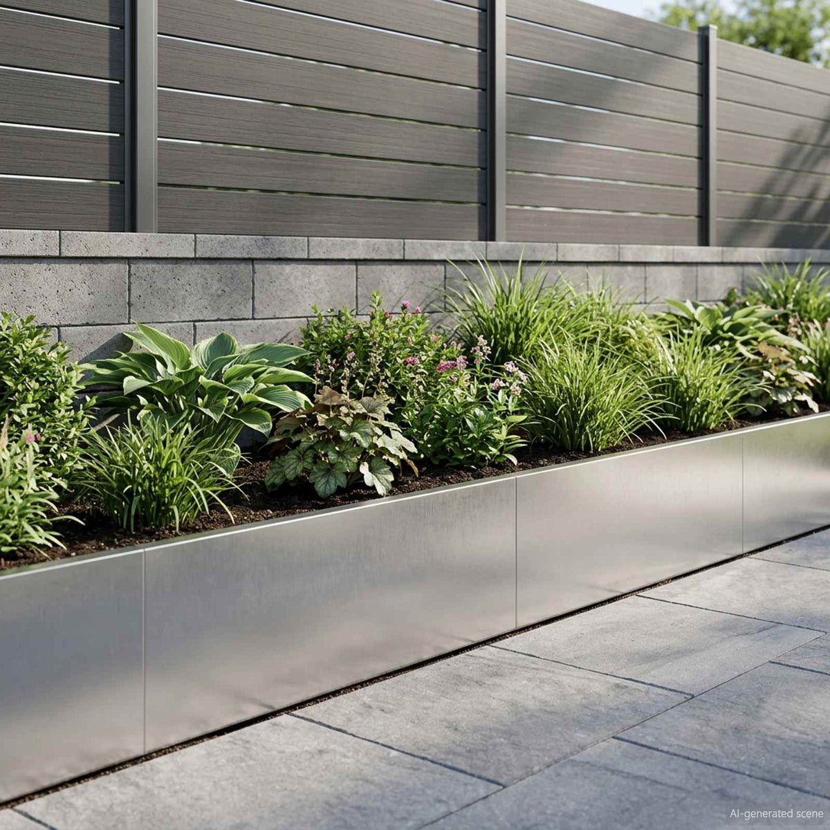 Retaining Wall 100 x 12 x 40 cm Steel 2 pcs Stainless steel