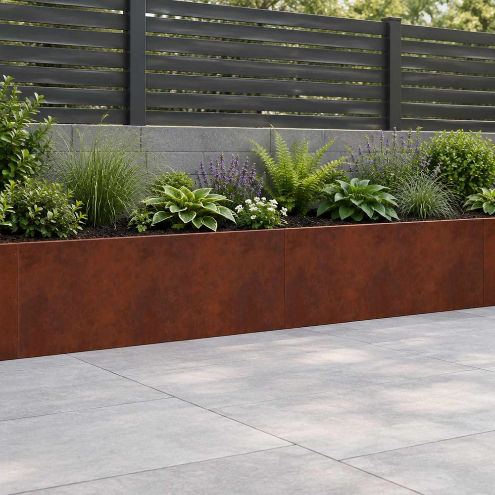 Retaining Wall Steel Weathering