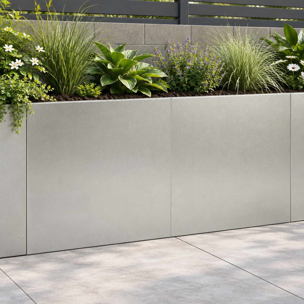 Retaining Wall Steel Stainless
