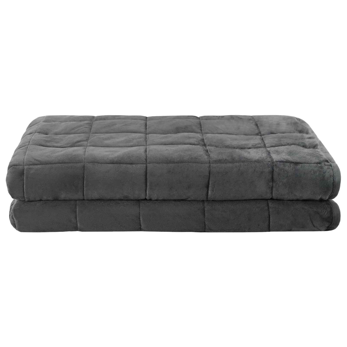 Weighted Blanket Fabric Anthracite 11 kg 230 cm 220 cm