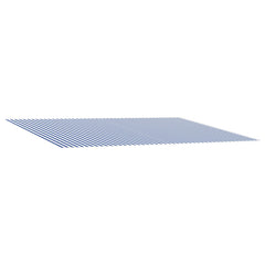 vidaXL Awning Replacement Fabric Blue and White 450 x 350 cm Polyester 2