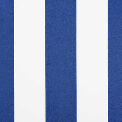 vidaXL Awning Replacement Fabric Blue and White 500 x 300 cm Polyester 4