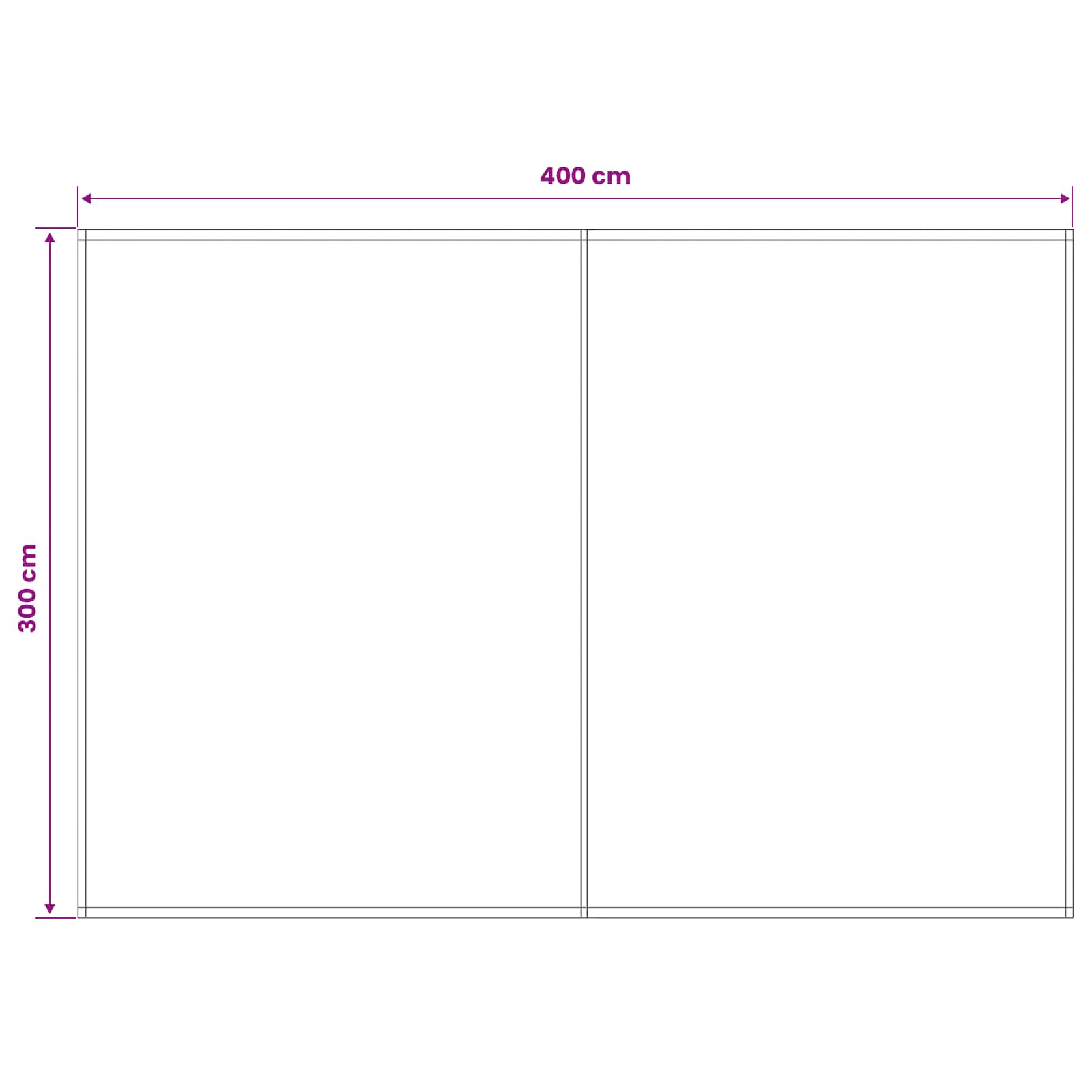 vidaXL Awning Replacement Fabric Yellow and White 400 x 300 cm 5