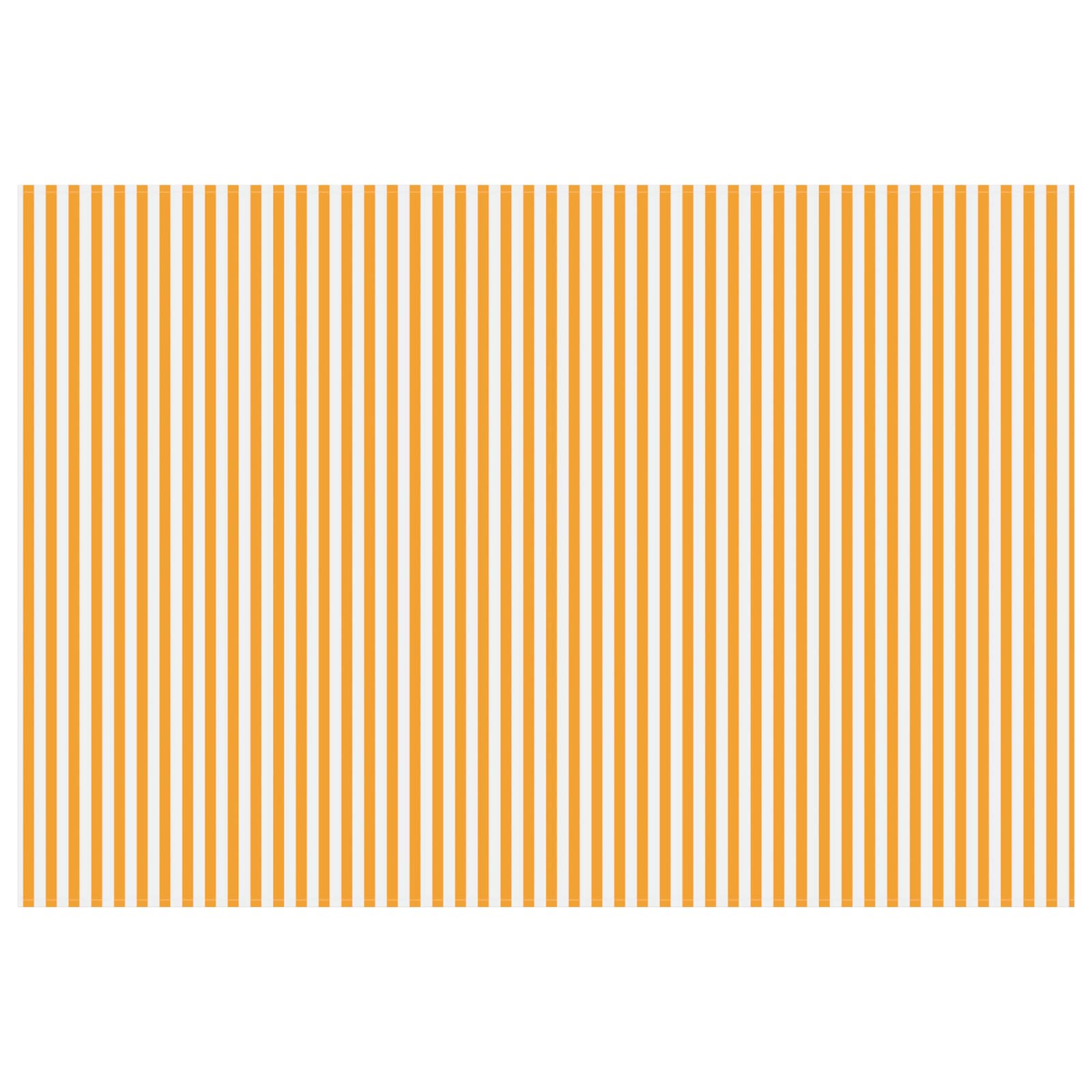 vidaXL Awning Replacement Fabric Yellow and White 400 x 350 cm 3